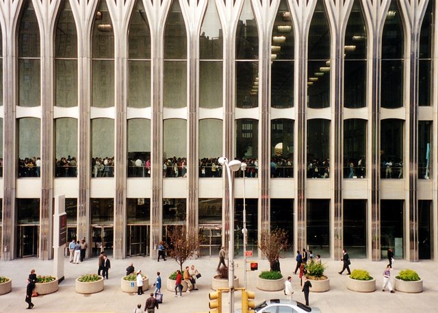 The South Tower entrance