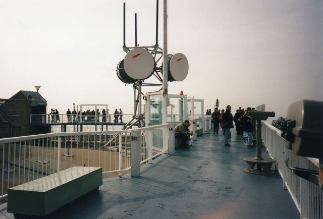 The outdoor observation deck