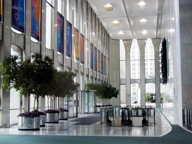 The North Tower lobby